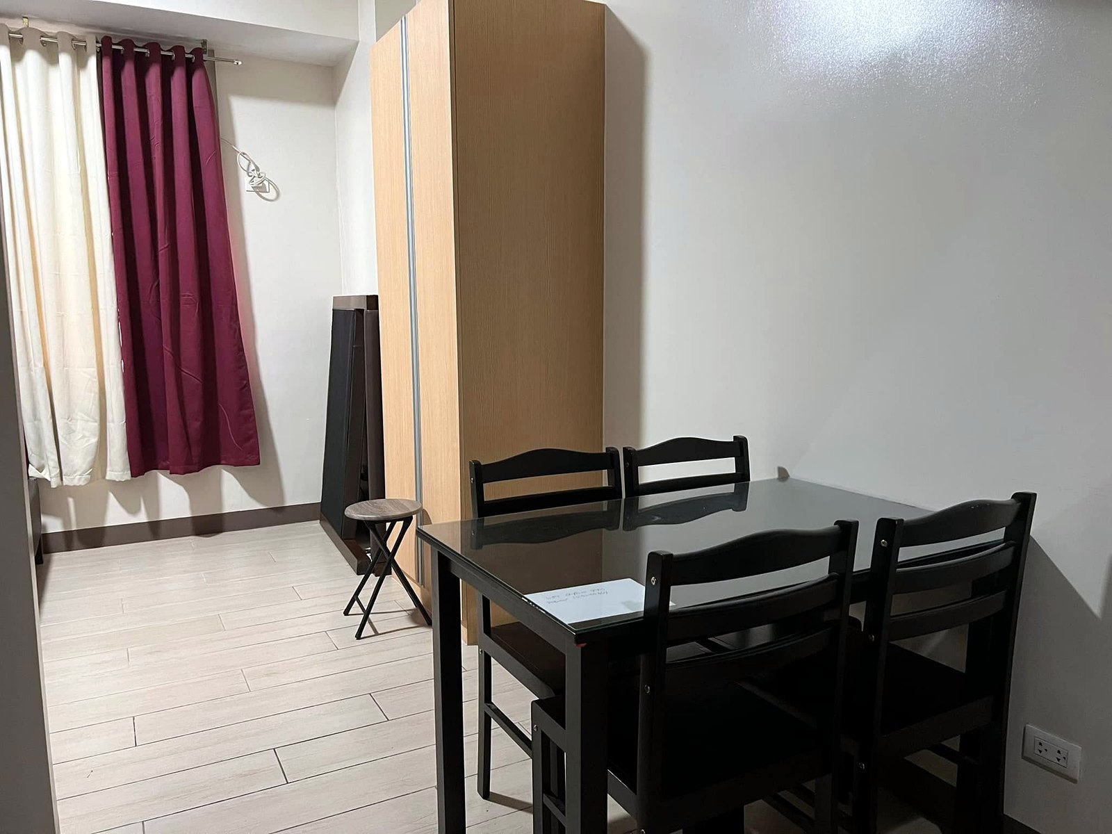 Dining area and cabinet