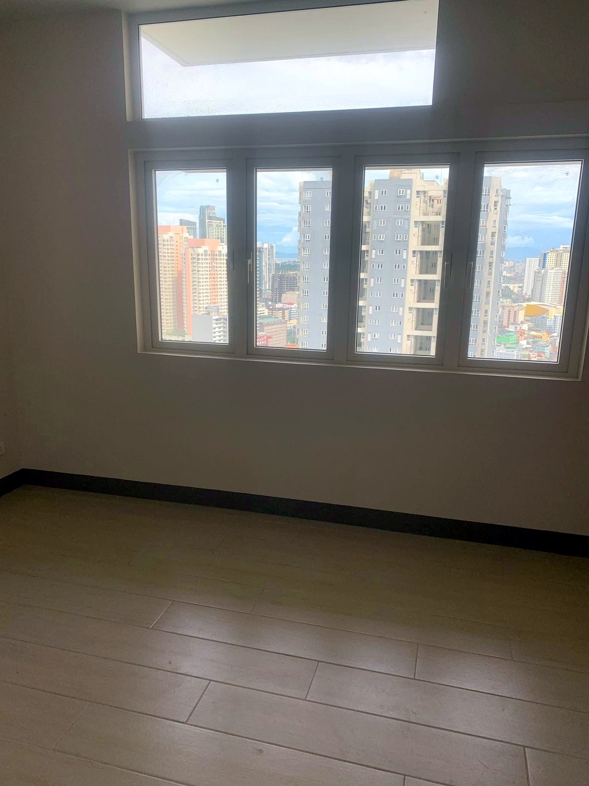 Window with city view